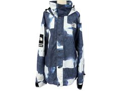 Supreme THE NORTH FACE シュプリーム ノースフェイス  ダウンジャケット ブルー ホワイト ナイロン NP521001 サイズM  美品 中古 65808