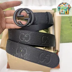 【今日WTO】Gucci 2024 年式 3.8cm 幅 輸入生地 & 本革ベルト-1-UG01