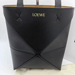 ❣️可愛❣️ LOEWE パズル フォルド トートバッグ レザー ミニ ブラック