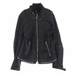 LOVELESS ラブレス レザージャケット RMP80-503-09 ラムレザー シングル フルジップ ジップアップ ライダース ジャケット ブラック系 M【中古】のサムネイル
