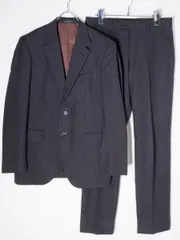 PAUL SMITH LONDONポールスミス Ermenegildo Zegna裏地ペイズリー柄トロピカルウールピンストライプスーツ セットアップ【M】【MSTA65049】