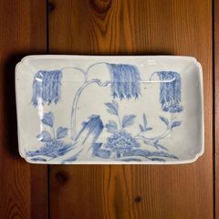 染付 長角皿 龍峰窯 陶磁器 和食器、新品、自宅保管 - メルカリ