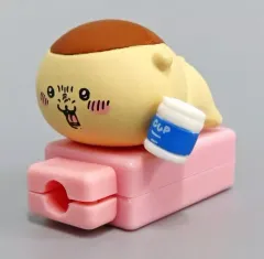 【中古】モバイル雑貨 くりまんじゅう 「ちいかわ ぎゅっと抱きつきケーブルカバー2」