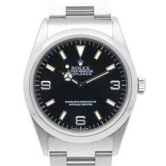 ロレックス エクスプローラー1 オイスターパーペチュアル 腕時計 時計 ステンレススチール 14270 自動巻き メンズ 1年保証  ROLEX  中古 ロレックス