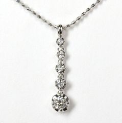 la.Verite Pt900/850Diamond0.24ctネックレス綺麗 - メルカリ