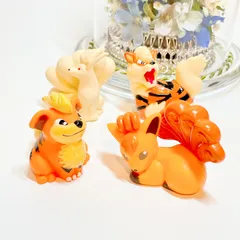 p9 ポケモンキッズ 指人形 ウインディ キュウコン 人気のカントー 炎タイプセット✨️おもちゃ ソフビ Pokemon グッズ ぬいぐるみ フィギュア