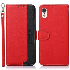 【特価セール】手帳型 for アイフォンxr 手帳 ケース ケース 耐衝撃 ストラップ付き [RFIDブロッキング] カード収納 for 横置きスタンド機能 高級PUレザー マグネット開閉式 便利 xr 人気 おしゃれ カードポケット 財布型携帯 iPhone