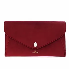 スワロフスキー SWAROVSKI ホリデーコレクション ポーチ クラッチバッグ ボルドー /TK ■OFのサムネイル