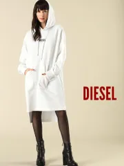DIESEL｜ディーゼル スウェット パーカー ワンピース ロングパーカー ドレス