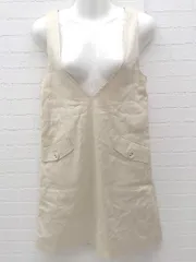 ◇ ef-de エフデ ノースリーブ 膝丈 ワンピース 7 ベージュ *  【1002800135714】のサムネイル