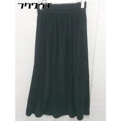 ◇ MAJESTIC LEGON マジェスティックレゴン ロング フレア スカート サイズM ブラック レディース 【中古】 【1105240002360】