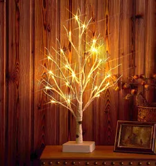 新品　228cm 光るしらかばの木　クリスマス　Led 楽天市場】☆クリスマスツリー シラカバの木 228cm 光る LED