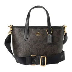 新品 コーチ COACH ショルダーバッグ シティ ミニ トート バッグ ウォルナット/ブラック
