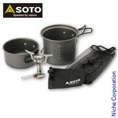 美品 SOTO シングルバーナー アミカス2個セット パワーガス新品未使用