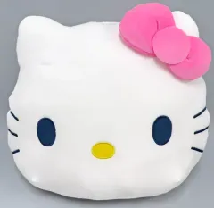 【中古】クッション・本体 ハローキティ ネイビーもちもちフェイスクッション 「サンリオキャラクターズ」