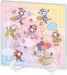 【中古】アクリルスタンド・アクリルパネル 09.集合デザイン(グラフアートイラスト) アクリルアートボード 「おジャ魔女どれみドッカ～ン!」