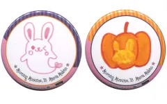 【中古】バッジ・ピンズ(女性) [単品] 牧野真莉愛(モーニング娘。’18) メンバー直筆イラストプリント缶バッジ(2個組) 「“Happy Halloween 2018”グッズセット」 同梱品 Hello! Projectオフィシャルショップ予約限定