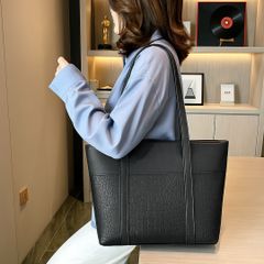 ショルダーバッグ A4トートバッグ通勤通学 クロコ柄 a162_e2