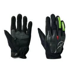 カワサキ純正/春夏ウェア エアーコレクトグローブ (ブラック×グリーン/LLサイズ)｜Kawasakiのサムネイル