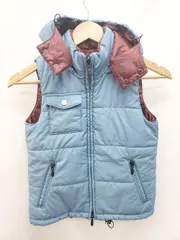 ◇ ◎ FITH フィス リバーシブル 2WAY ジップアップ キッズ 子供服 ベスト サイズ130 ライトブルー系 ブラウン系 メンズ P  【1403110006419】