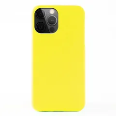 iPhone13 Pro Max ケース アイフォン13プロマックス  耐衝撃 シンプル さらさら ハード ケース 【Color】 イエロー