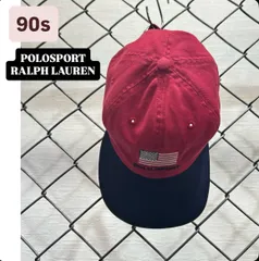激レア 90s ポロスポーツ USA製 ナイロンキャップ POLO SPORT