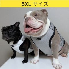 メルカリ フレブル服  5XL ヒョウ柄 タンクトップ レオパード 中型犬 大型犬 フレンチブルドッグ パグ  夏 doggystar ドッギースター