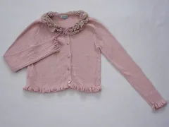 トッカバンビーニ tocca bambini アウトレット 子供服 女の子 120cm 長袖 カーディガン ニット ピンク 春 夏 秋 ★3 トップス ガールズ 女児 キッズ 【中古】 ユーズド リサイクル こども