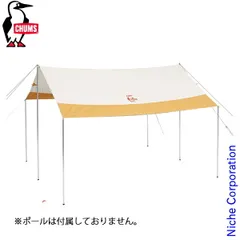【新品】 チャムス タープ ブービースクエアタープ T/C CH62-1788-0000-00 タープ キャンプ用品 TC素材 UV対策 紫外線対策 四角形のサムネイル