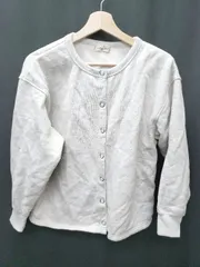 ◇ SM2 サマンサ モスモス 長袖 カーディガン サイズF ライトグレー レディース P  【1408200000308】