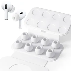 新品 Seltureone【4組】イヤーピース AirPods Pro 第1/2世代対応 (XSサイズ 4ペア) ノイズリダクションホール付き 滑り止め ソフトシリコン Airpods Pro 交換用イヤーチップ 日本語説明書付き
