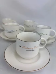 A-13 Adam &Eve  アダムアンドイブ　カップ&ソーサー　5客セット
