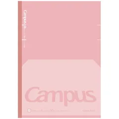 （まとめ買い）コクヨ キャンパス フラットが気持ちいいノート ドット入り罫線 B罫 桃 ノ-FL3CBT-P 【10冊セット】