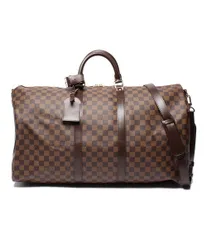 美品 ルイヴィトン 2way ボストンバッグ ショルダーバッグ 肩掛け キーポル バンドリエール55 N41414 メンズ Louis Vuitton