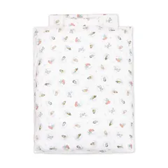 un doudou ディズニー ミニサイズ ベビー布団セット 11点セット 60×90cm 日本製 オーガニックコットン ダブルガーゼ  プリンセス  ベビー用品 新品 新生児 全部洗える 出産準備 出産祝い ギフト MF NZ1124-MINI