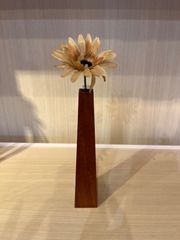 フラワーベース/一輪挿し/花瓶　けやき使用