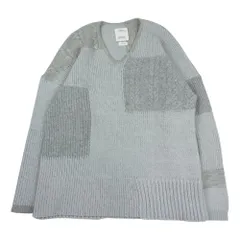 VISVIM ビズビム 19AW 0119205015003 HIGHLAND V-NECK P.W.  ハイランド Vネック ニット セーター グレー系 1【中古】のサムネイル