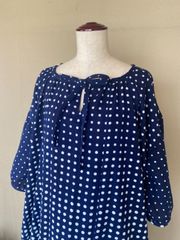 浴衣リメイク　ハンドメイド　花火　屋形船　Vネック ロングワンピース　LL 浴衣リメイク ハンドメイド 花火 屋形船 Vネック ロング