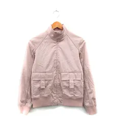 エムケー ミッシェルクラン MK MICHEL KLEIN ジャンパー ブルゾン ハイネック 長袖 コットン シンプル 38 ピンク /KT25のサムネイル