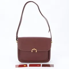 美品 カルティエ ギャランティカード付 マストライン レザー 2WAY ショルダーバッグ 斜め掛け ハンド トート レディース EEE BN10-2【中古】