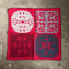HERMES カレ40 ホース柄 馬柄 スカーフ エルメス