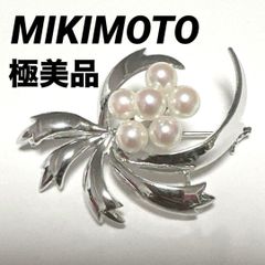 未使用品級】✨ミキモト アコヤパール ブローチ リボン 愛子様 - メルカリ