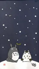 ジブリ　となりのトトロ　トトロの贈りもの　雪だるま　トトロ　希少 ジブリ酒］仙禽 雪だるま ＞ トトロ雪だるま(となりのトトロ