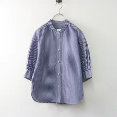 極美品 スピックアンドスパン パールボタン 水色オックスシャツ ビックシルエット Spick & Span（スピックアンドスパン）の「パールボタンドルマン