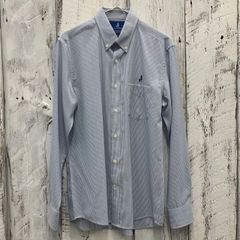 WOOL＆PRINCE（ウールアンドプリンス）ウールシャツ / Button Down Shirt / Regular Fit / ブルーストライプ