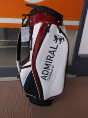 新品 Admiral キャディバッグ ADMG5AC9 軽量 9型 2.7kg トリコロール アドミラル ゴルフバッグ