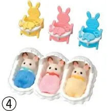 ショコラウサギのみつごちゃんお世話セット ｾ-204【エポック社】