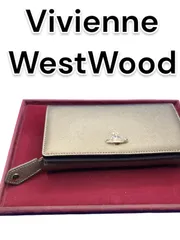 【新品未使用】ヴィヴィアン ウエストウッド 長財布レディース メタリックグレー
