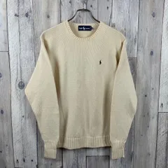 Ralph Lauren ラルフローレン 刺繍 厚地 ニット セーター M