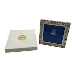 BUSSOLARI ブッソラーリ フォトフレーム イタリア製 写真立て シルバー おしゃれ インテリア 中古 W４